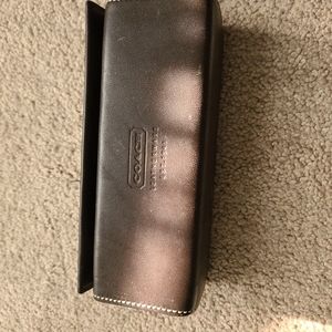 Coach sunglass case brown